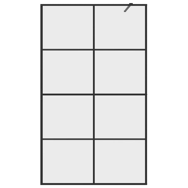 Duschwand für Begehbare Dusche mit Klarem ESG Glas 115x195 cm