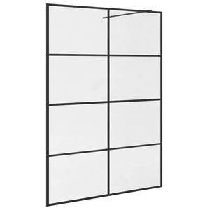 Duschwand für Begehbare Dusche mit Klarem ESG-Glas 140x195 cm