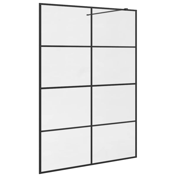 Duschwand für Begehbare Dusche mit Klarem ESG-Glas 140x195 cm