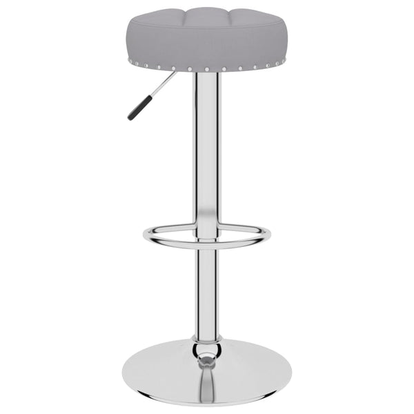 Barhocker Grau Stoff 2er Set