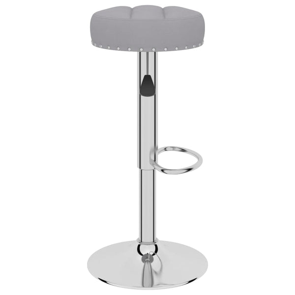 Barhocker Grau Stoff 2er Set