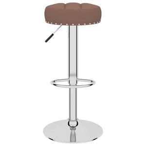 Barhocker 2er Set Braun Stoff