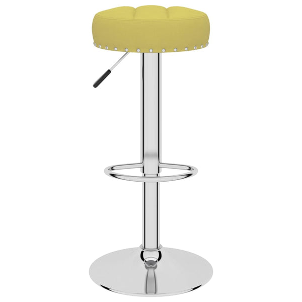 vidaXL Tabourets de bar 2 pcs Tissu vert