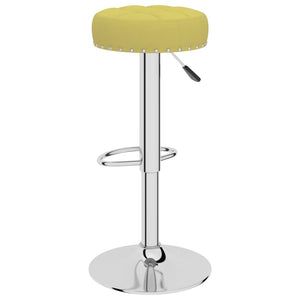 vidaXL Tabourets de bar 2 pcs Tissu vert