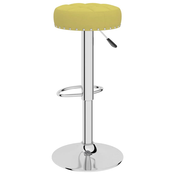 vidaXL Tabourets de bar 2 pcs Tissu vert