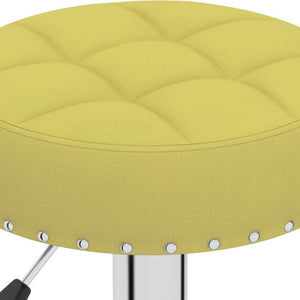vidaXL Tabourets de bar 2 pcs Tissu vert