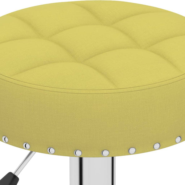 vidaXL Tabourets de bar 2 pcs Tissu vert
