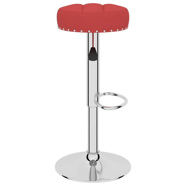 vidaXL Bar Stools 2 pcs. Wine Red Fabric