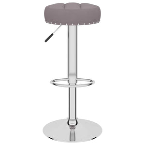 vidaXL Bar Stools 2 pcs Taupe Fabric