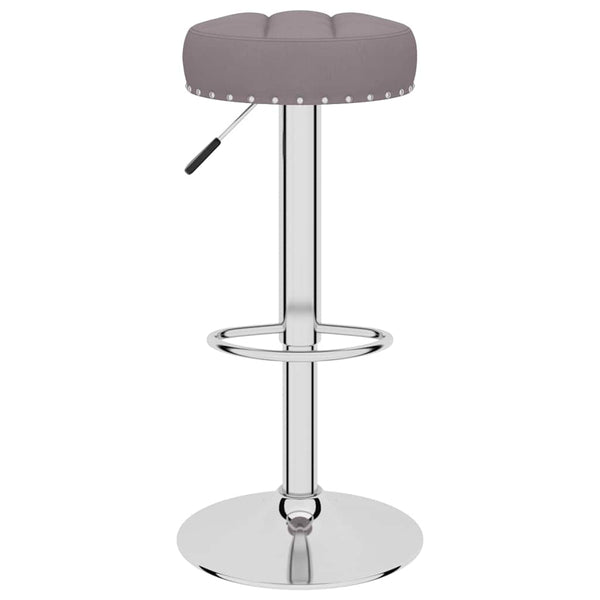 vidaXL Bar Stools 2 pcs Taupe Fabric