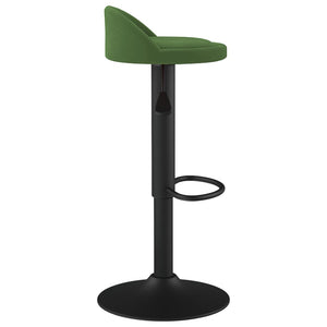 vidaXL Tabouret de bar vert foncé velours