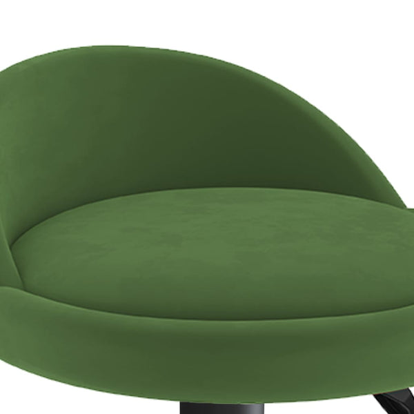 vidaXL Tabouret de bar vert foncé velours