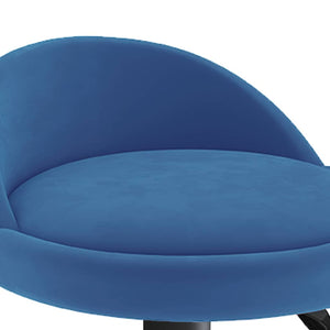 Blauer Samt Barhocker