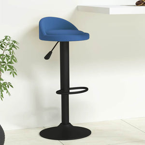 Blauer Samt Barhocker