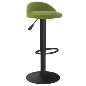 2er Set Barhocker Hellgrün Samt