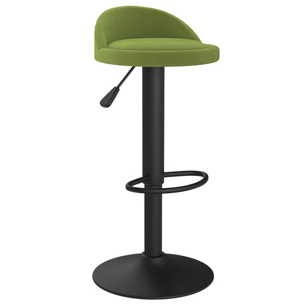 2er Set Barhocker Hellgrün Samt