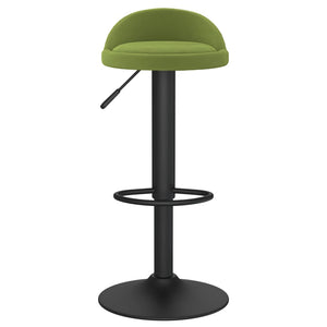2er Set Barhocker Hellgrün Samt