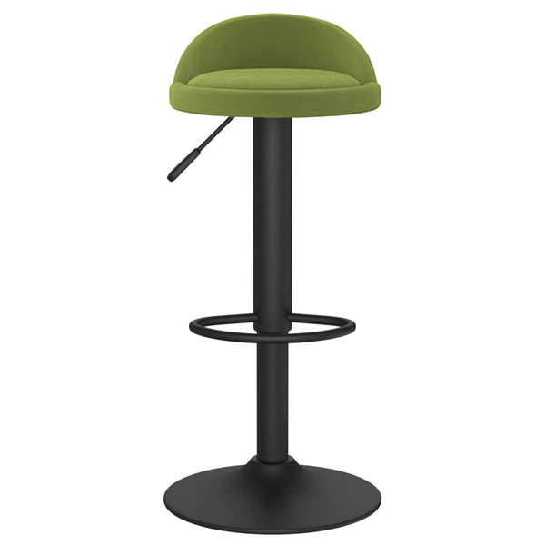 2er Set Barhocker Hellgrün Samt