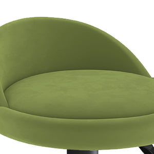 2er Set Barhocker Hellgrün Samt