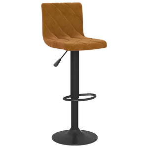 Barhocker Braun Samt 2er Set