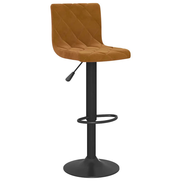 Barhocker Braun Samt 2er Set