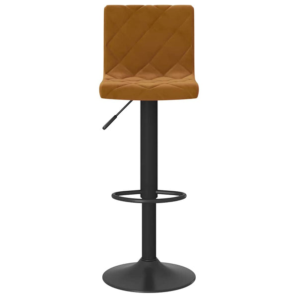 Barhocker Braun Samt 2er Set