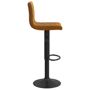 Barhocker Braun Samt 2er Set