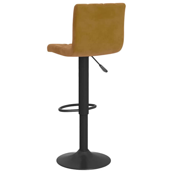 Barhocker Braun Samt 2er Set