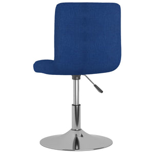 Drehbarer Barhocker, blauer Stoff