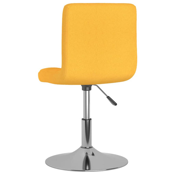 Gelber Drehbarer Barhocker Stoff