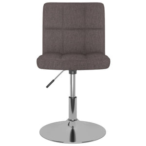 Drehbarer Barhocker Taupe Stoff