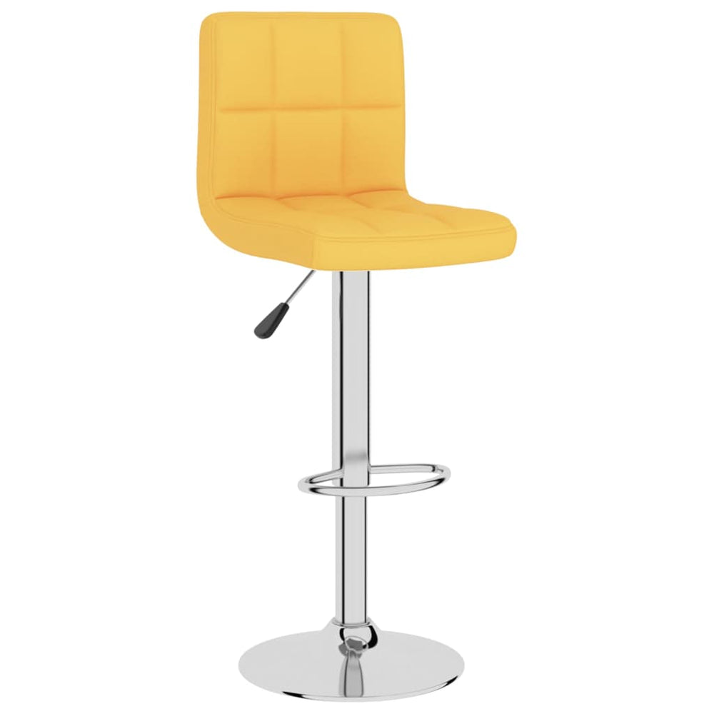Senfgelber Barhocker Stoff