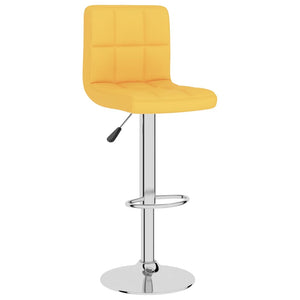 Senfgelber Barhocker Stoff