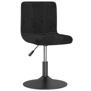 Drehbarer Barhocker Schwarz Samt