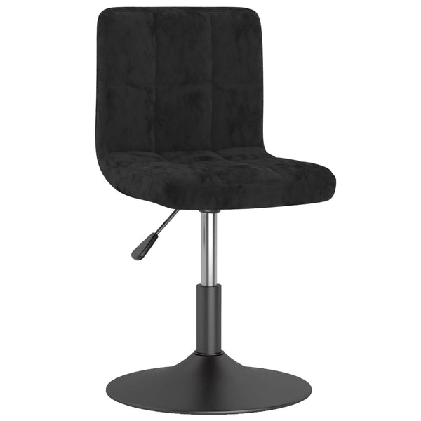 Drehbarer Barhocker Schwarz Samt