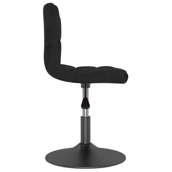 Drehbarer Barhocker Schwarz Samt
