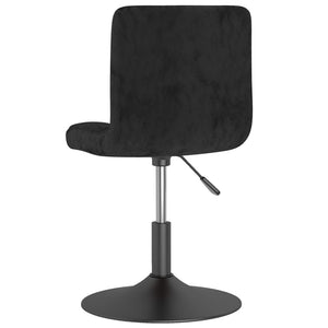 Drehbarer Barhocker Schwarz Samt