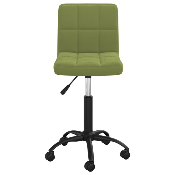 Drehstuhl Hellgrün Samt