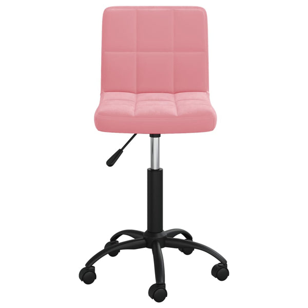 Rosa Samt Drehstuhl Bürostuhl