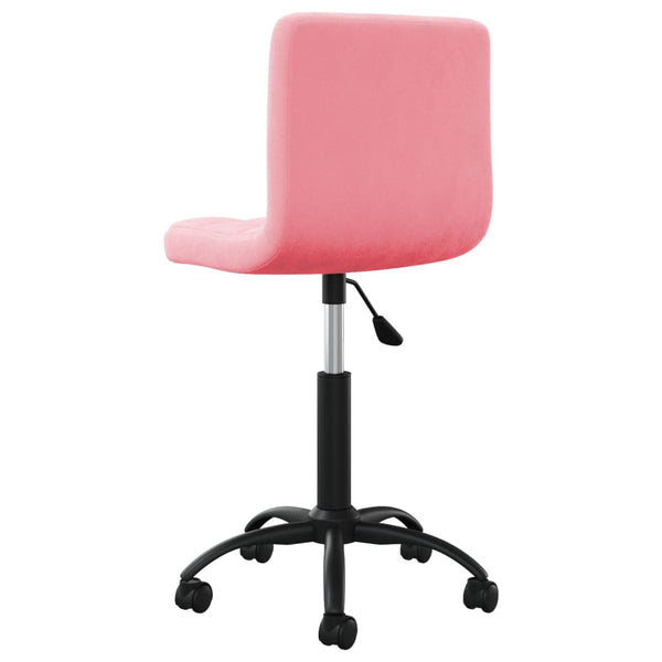 Rosa Samt Drehstuhl Bürostuhl