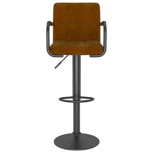 Barhocker Braun Samt