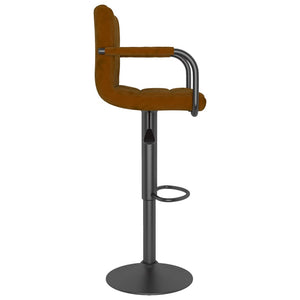 Barhocker Braun Samt