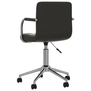 Drehbarer Bürostuhl Schwarz Kunstleder