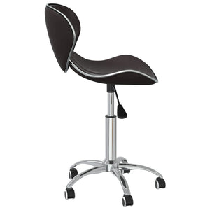 Drehbare Esszimmerstühle Braun Kunstleder 2er Set