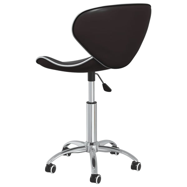 Drehbare Esszimmerstühle Braun Kunstleder 2er Set