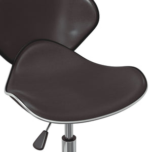 Drehbare Esszimmerstühle Braun Kunstleder 2er Set