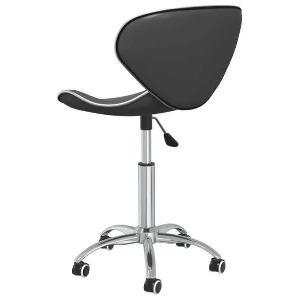Drehbare Esszimmerstühle Grau Kunstleder, 2er-Set