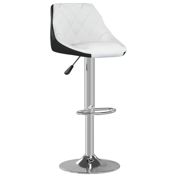 Barhocker 2er Set Weiß & Schwarz