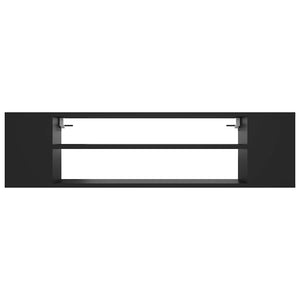 Schwarzer TV-Hängeschrank 100 cm
