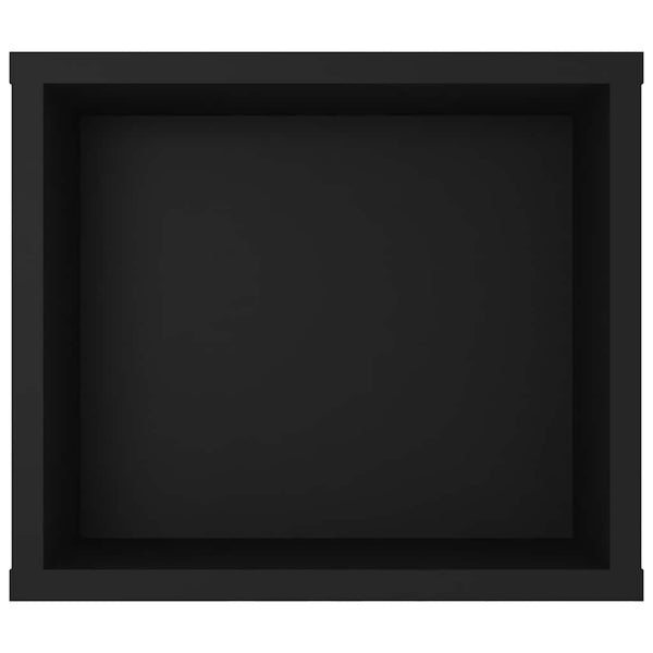 Schwarzer TV-Hängeschrank 100 cm